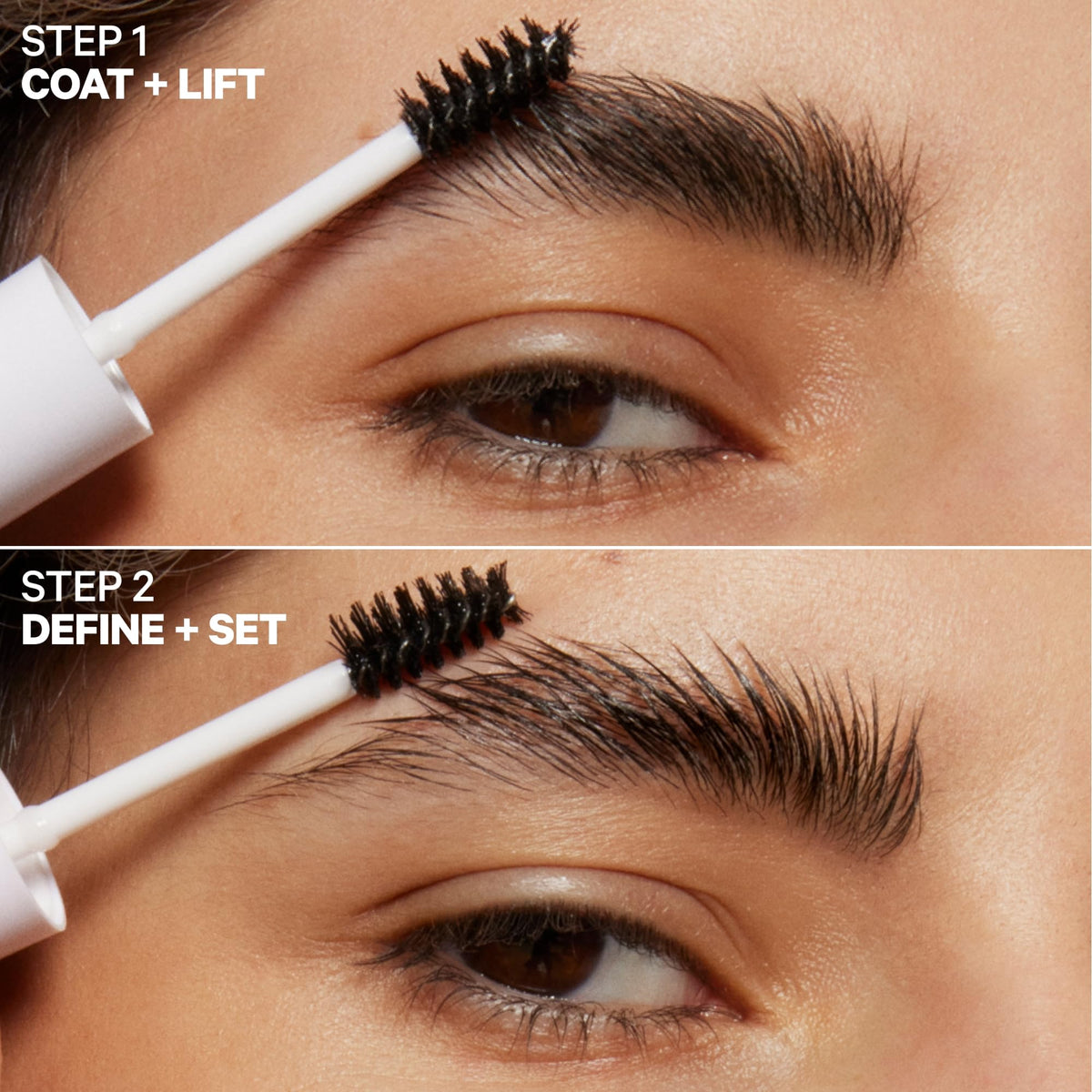 Milk Makeup KUSH Brow Lamination Gel nourishes brows with hemp seed oil and care.