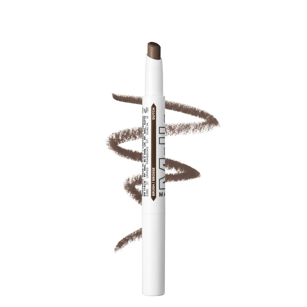 Milk Makeup KUSH Brow Shadow Stick Dutch swatch defines brows naturally