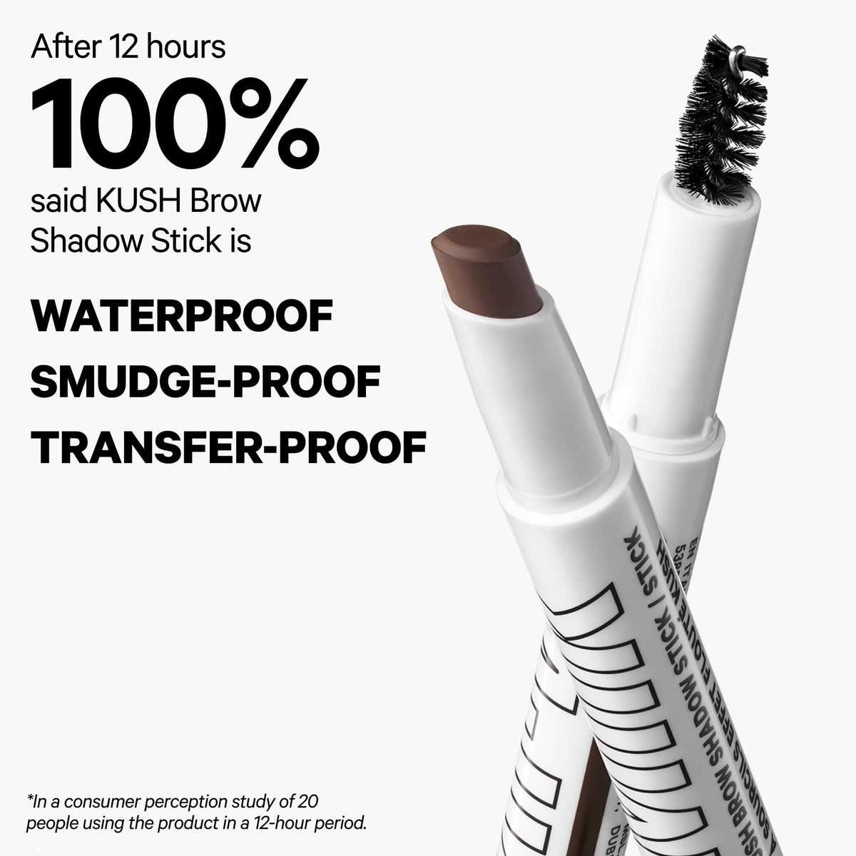 Milk Makeup KUSH Brow Shadow Stick waterproof formula for long wear