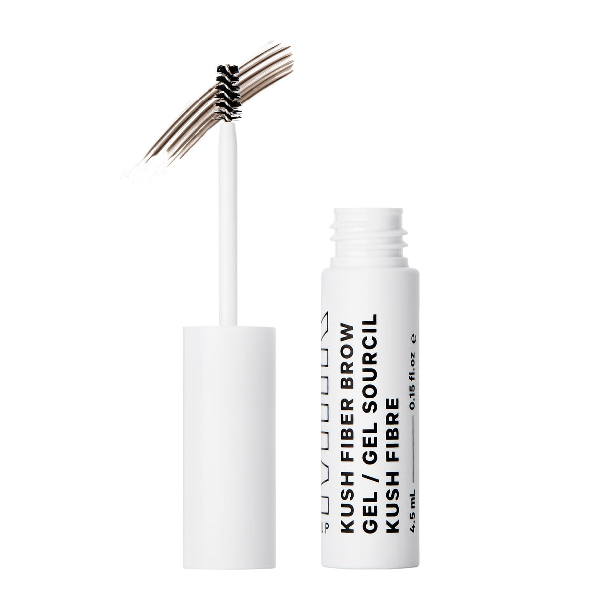 Milk Makeup KUSH Fiber Brow Gel application stroke defining natural brows