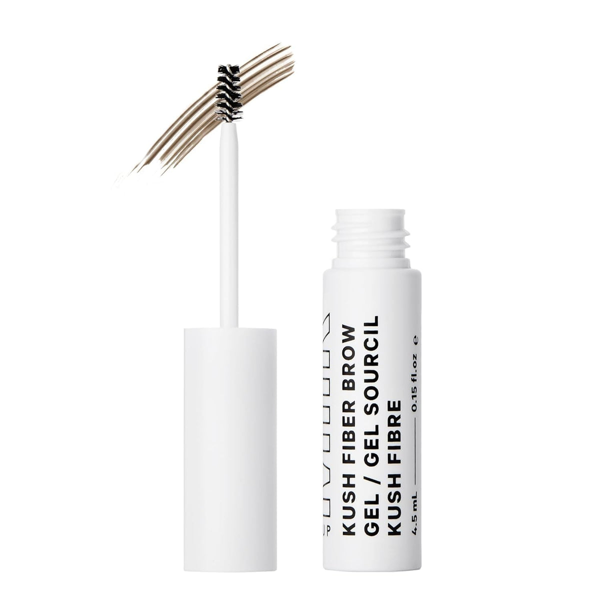 Milk Makeup KUSH Fiber Brow Gel bottle with tinted color and flexible hold