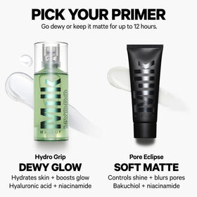 Milk Makeup Pore Eclipse Primer Bakuchiol smooths texture and tone.