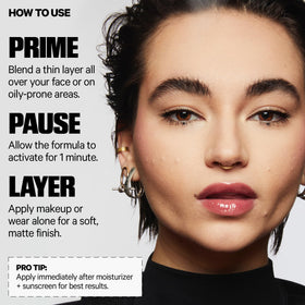Milk Makeup Pore Eclipse Primer Niacinamide helps minimize visible pores.