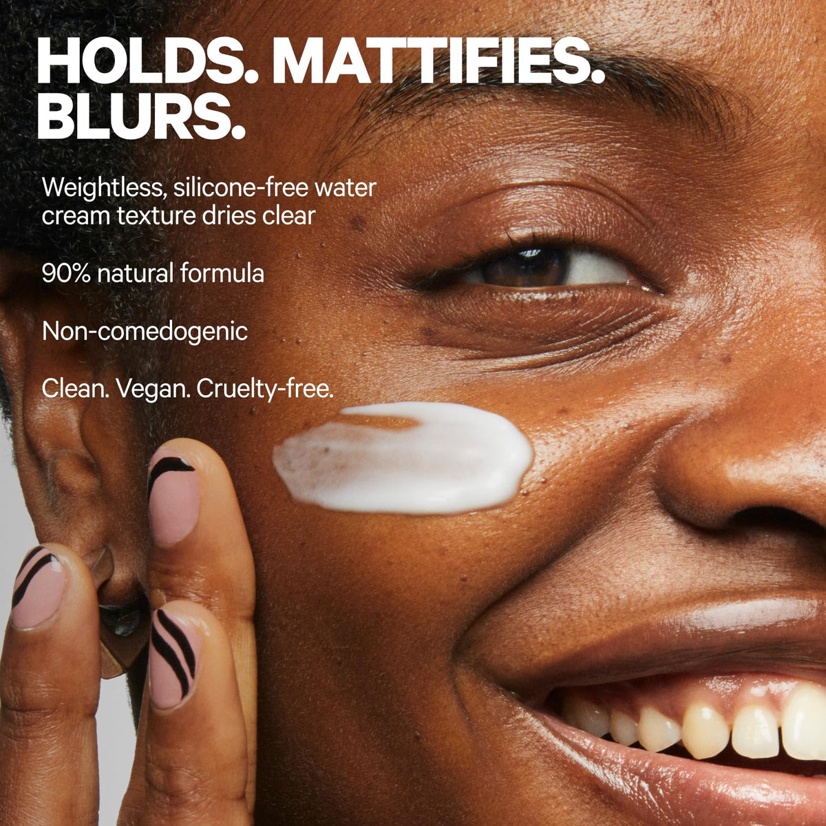 Milk Makeup Pore Eclipse Primer delivers a soft-focus matte finish.