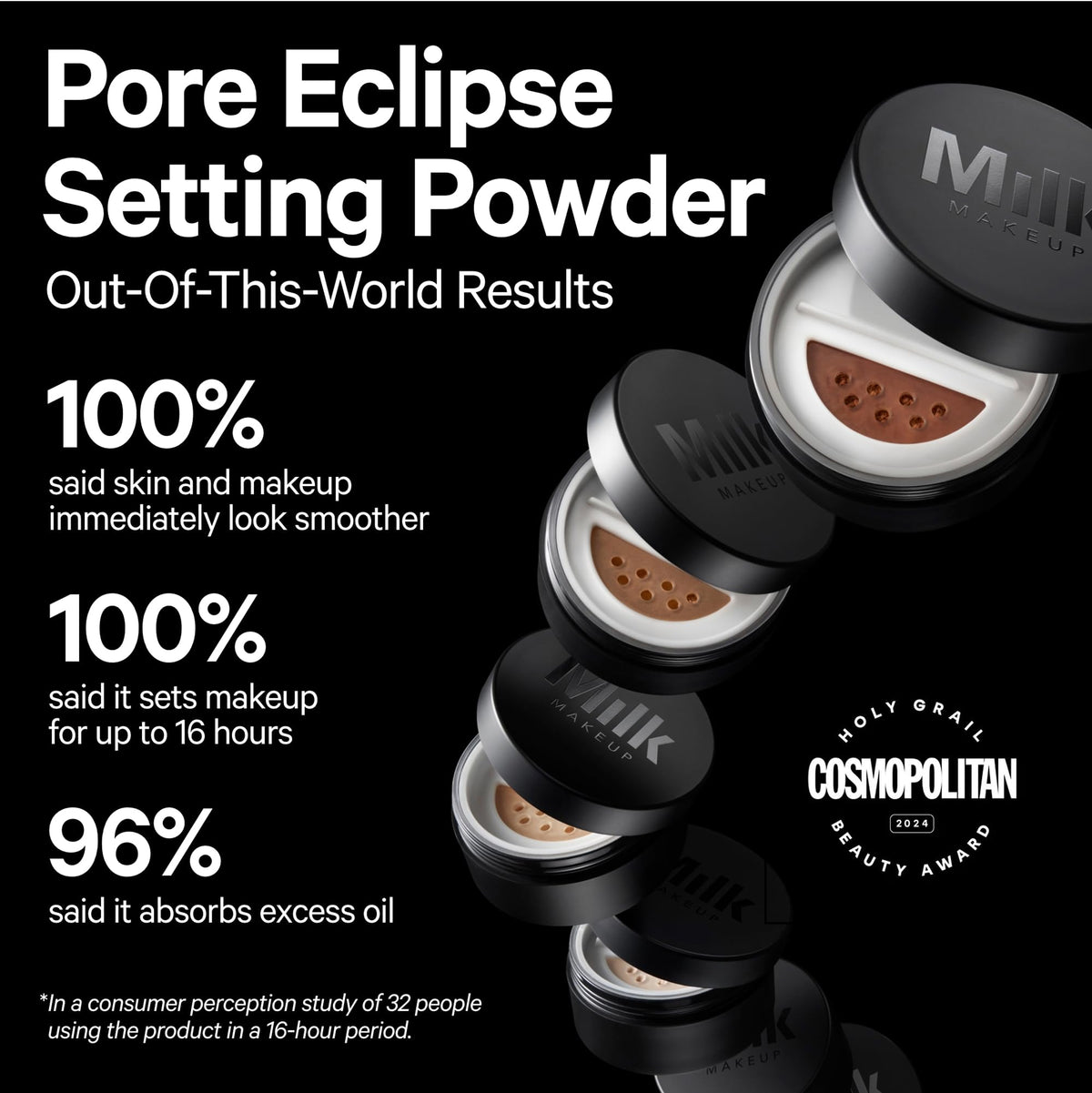 Milk Makeup Pore Eclipse sifter open view for mess-free application