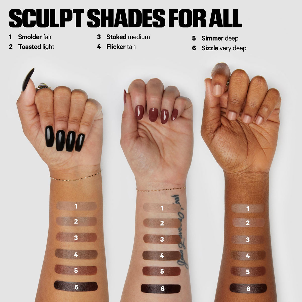 Milk Makeup Sculpt Stick shapes hairline and chin contour for sculpted edges.