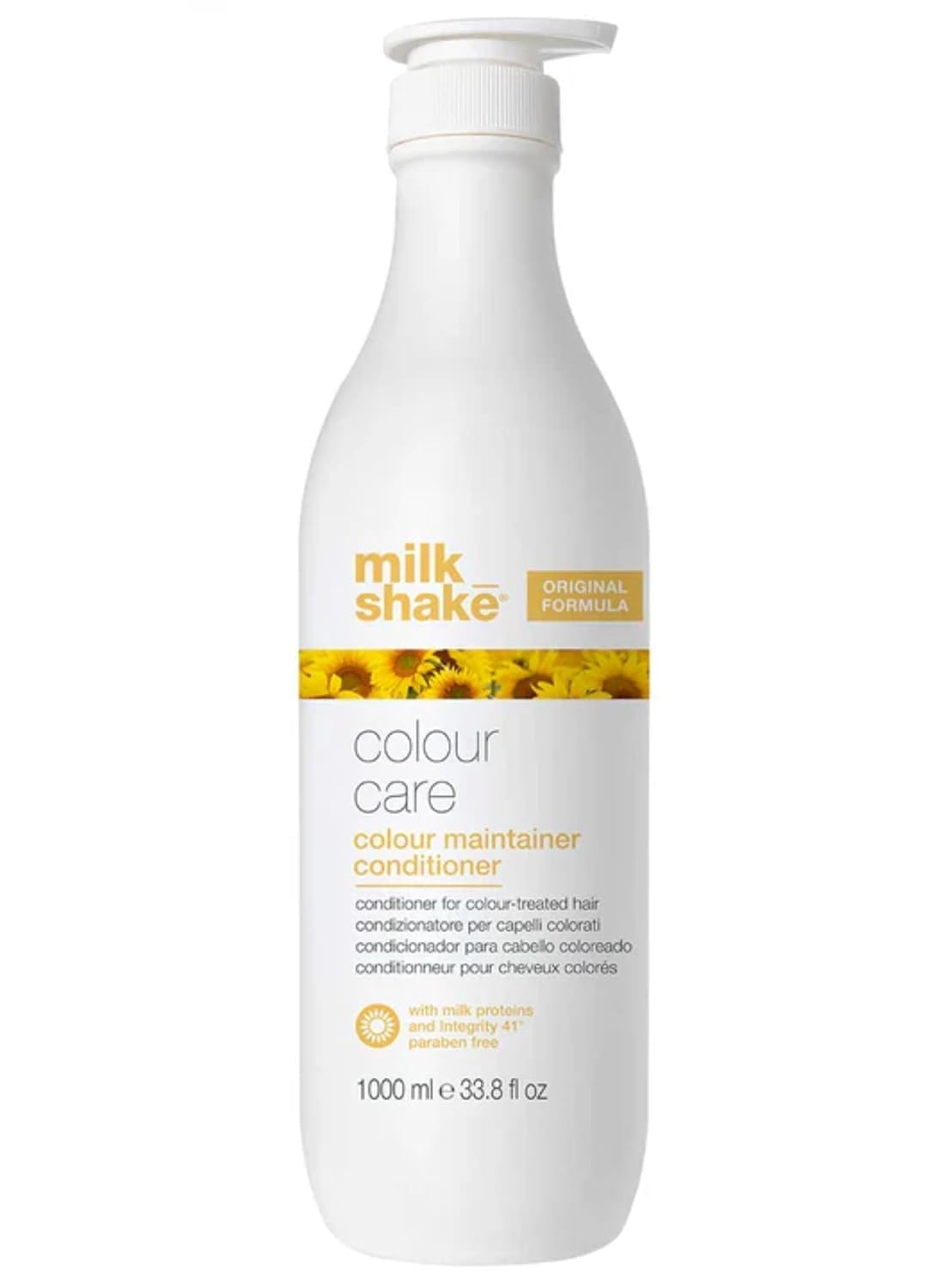 Milk Shake Color Maintainer Conditioner bottle shows color protection and hydration.