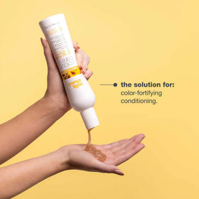 Packaging of Milk Shake Color Maintainer Conditioner bottle and labeling.