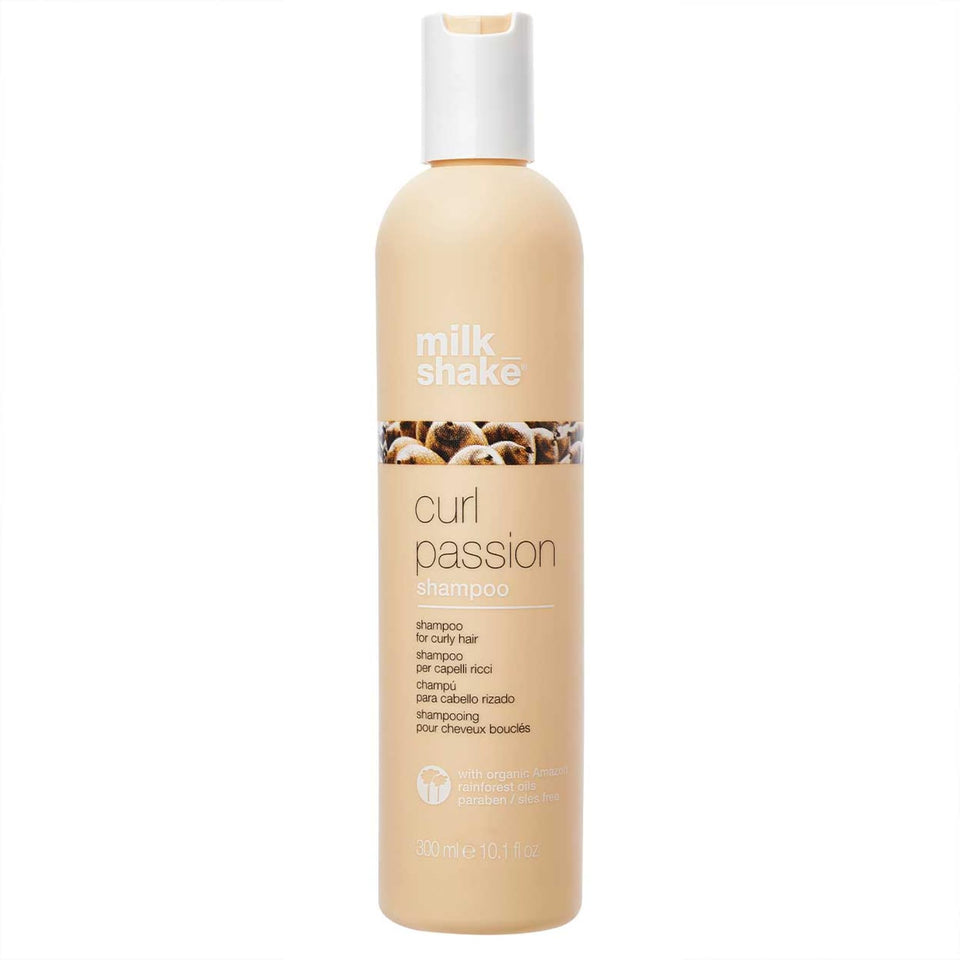 milk_shake Curl Passion bottle for gentle, sulfate-free cleansing of curly hair.