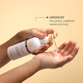 Milk Shake Curl Passion soft waves reveal natural texture and shine.