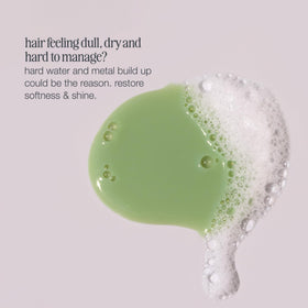 Milk Shake Deep Detox Shampoo after-use radiant hair close-up suggests renewed shine.