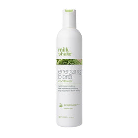 Milk Shake Energizing Blend Conditioner bottle on shelf for thin hair