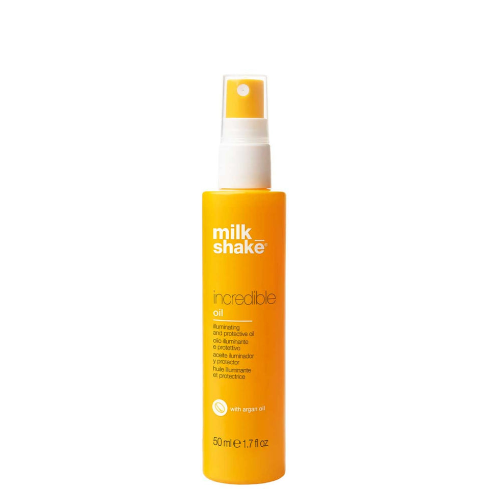 milk_shake Incredible Oil bottle radiates shine and smoothness for daily softness.