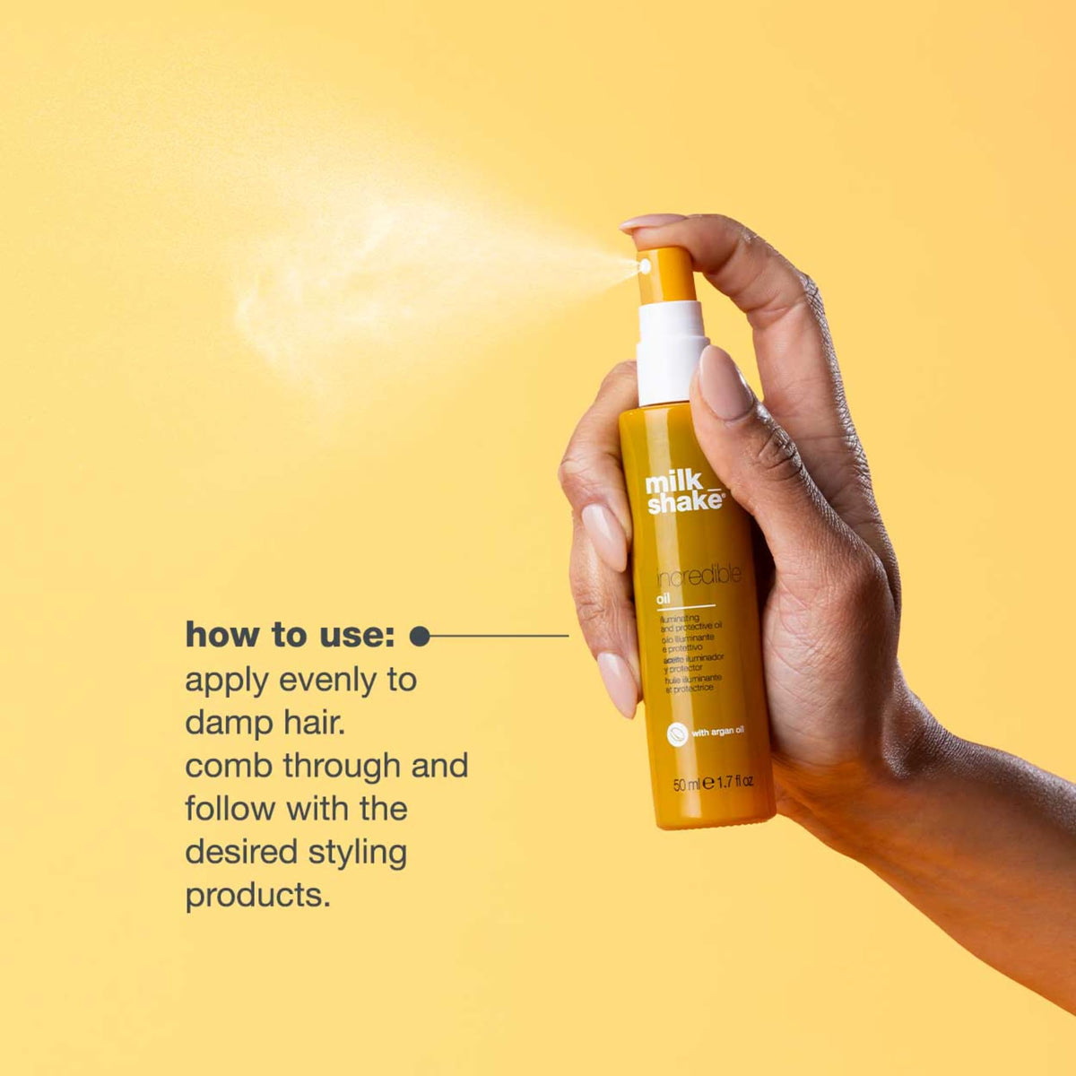 milk_shake Incredible Oil sunflower-oil-nourishment highlights radiant smoothness.