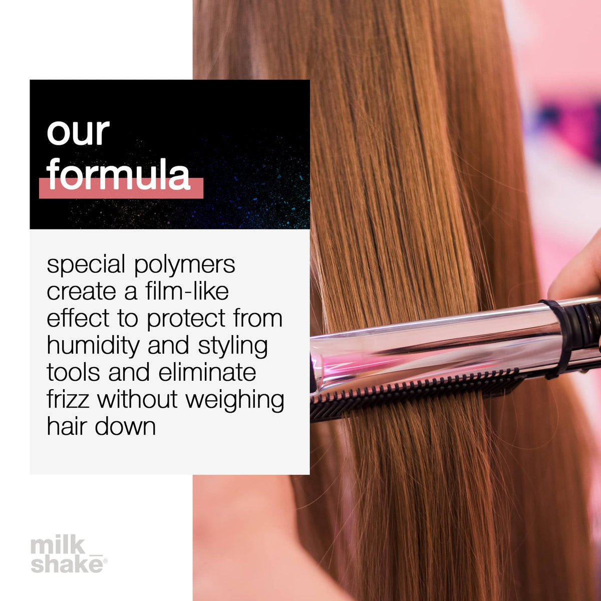 milk_shake Lifestyling Amazing spray frizz-control defeats humidity in damp climates.