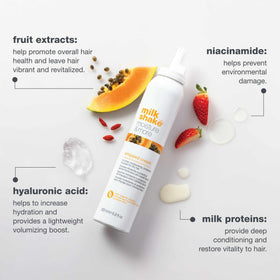 milk-shake Moisture & More cream texture captured in close-up reveals creamy hydration