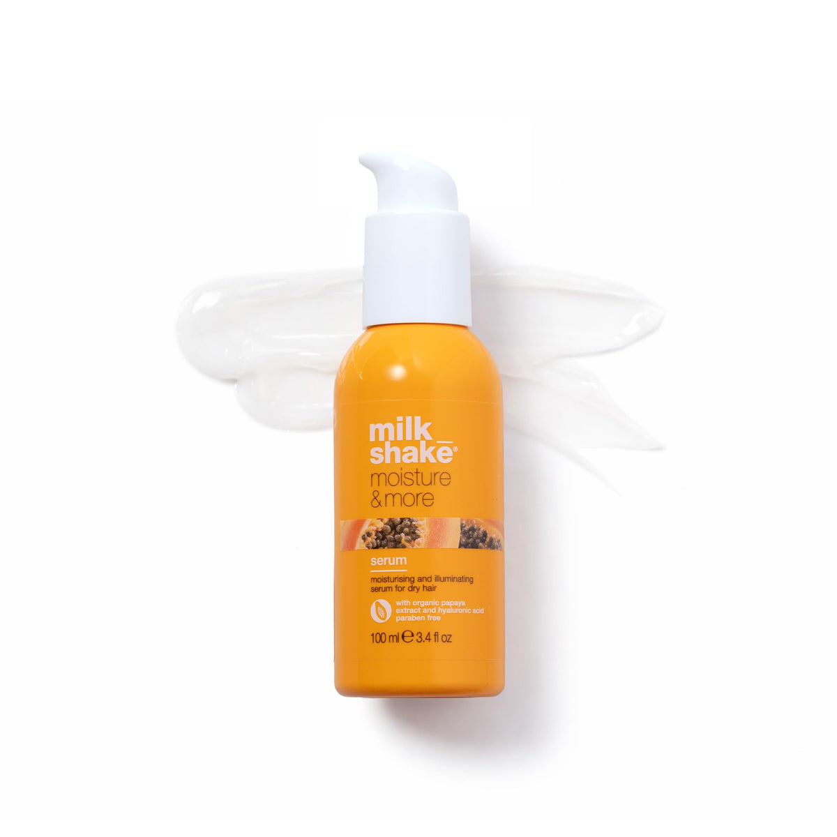 Milk_Shake Moisture & More Serum bottle for hydrating dry hair.