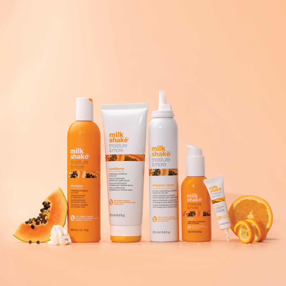 Milk_Shake Moisture & More Serum in packaging with tropical branding.