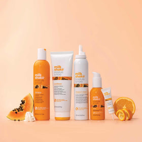 Milk_Shake Moisture & More Serum in packaging with tropical branding.