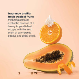 Tropical scent vibe accompanying Milk_Shake Moisture & More Serum.