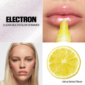 Milk Makeup Balmade Electron high-shine finish adds moisture.