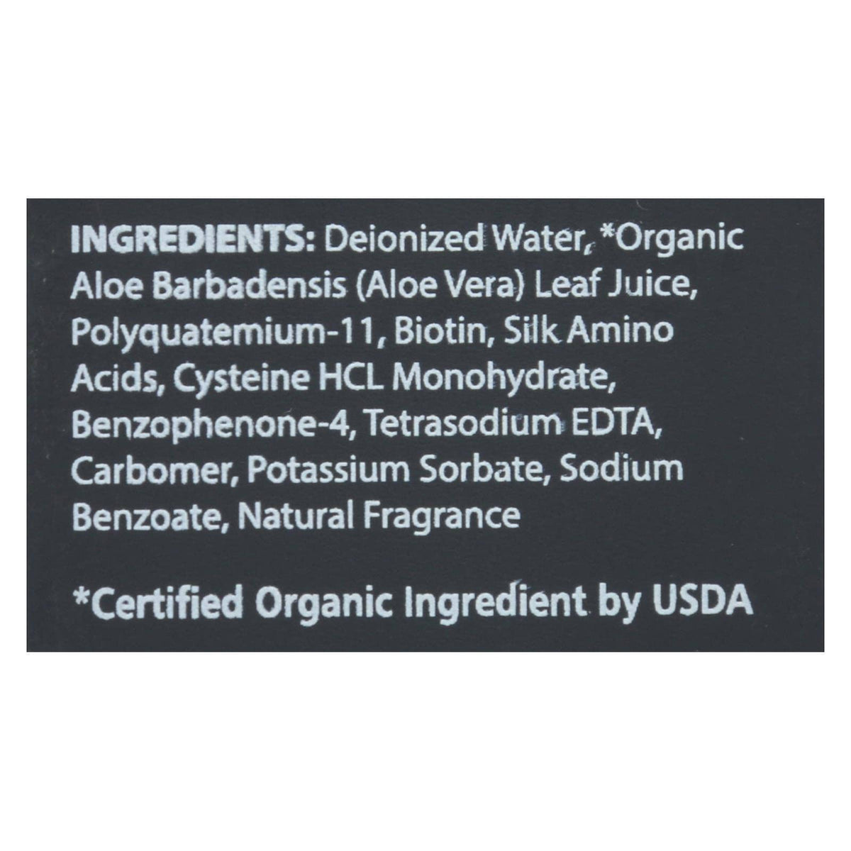 Mill Creek Biotene H-24 styling gel on hair for shine and fuller look