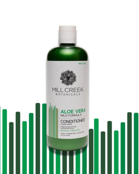 Mill Creek Botanicals Aloe conditioner bottle—hydration and softness for everyday shine
