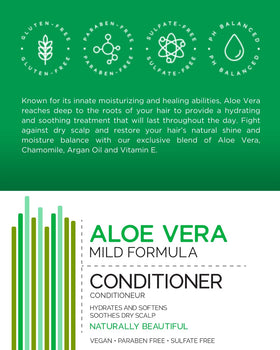 Mill Creek Botanicals Aloe conditioner cream closeup—silky detangling and manageability