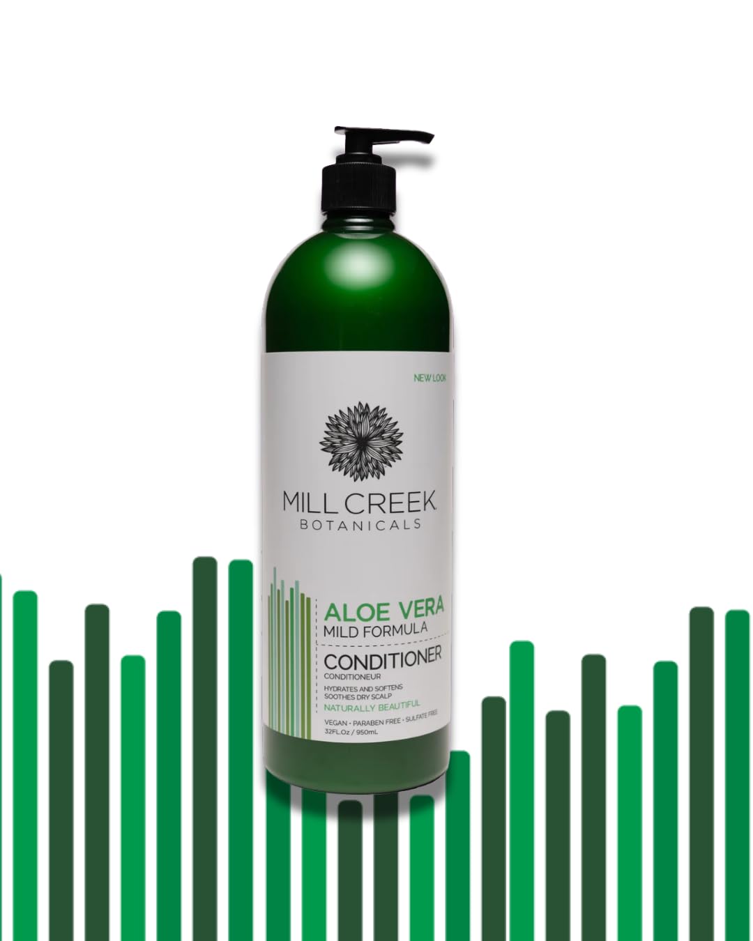 Mill Creek Botanicals Aloe shampoo foam closeup—luxe lather for refreshed scalp