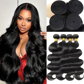 Miminis 22-inch body wave bundle shows natural bounce and fullness.