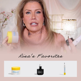 Mimmua Volume Up Time Block Essence applied to the neck for smoothing and moisture