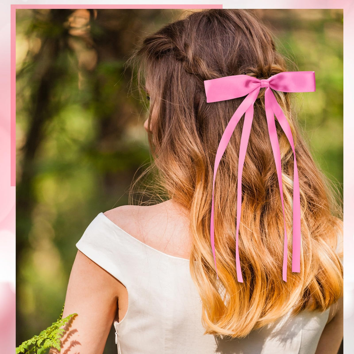 Mimorou bow clip set for weddings, parties, and daily wear