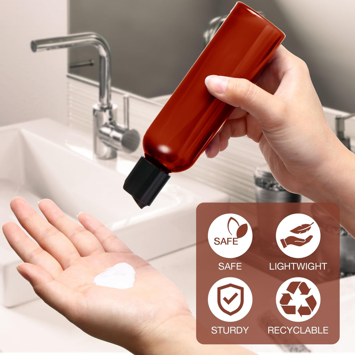 Mimorou lightweight PET bottle for durable, convenient use.