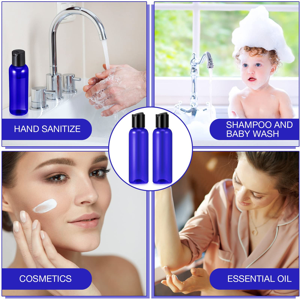 Mimorou travel bottles for bathroom or office use in travel-ready storage.