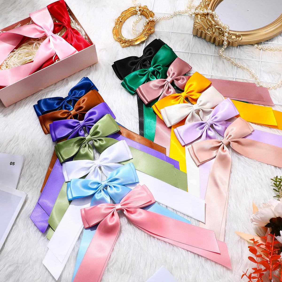 All-in-one hair accessory: Mimorou bows stay secure during activities.