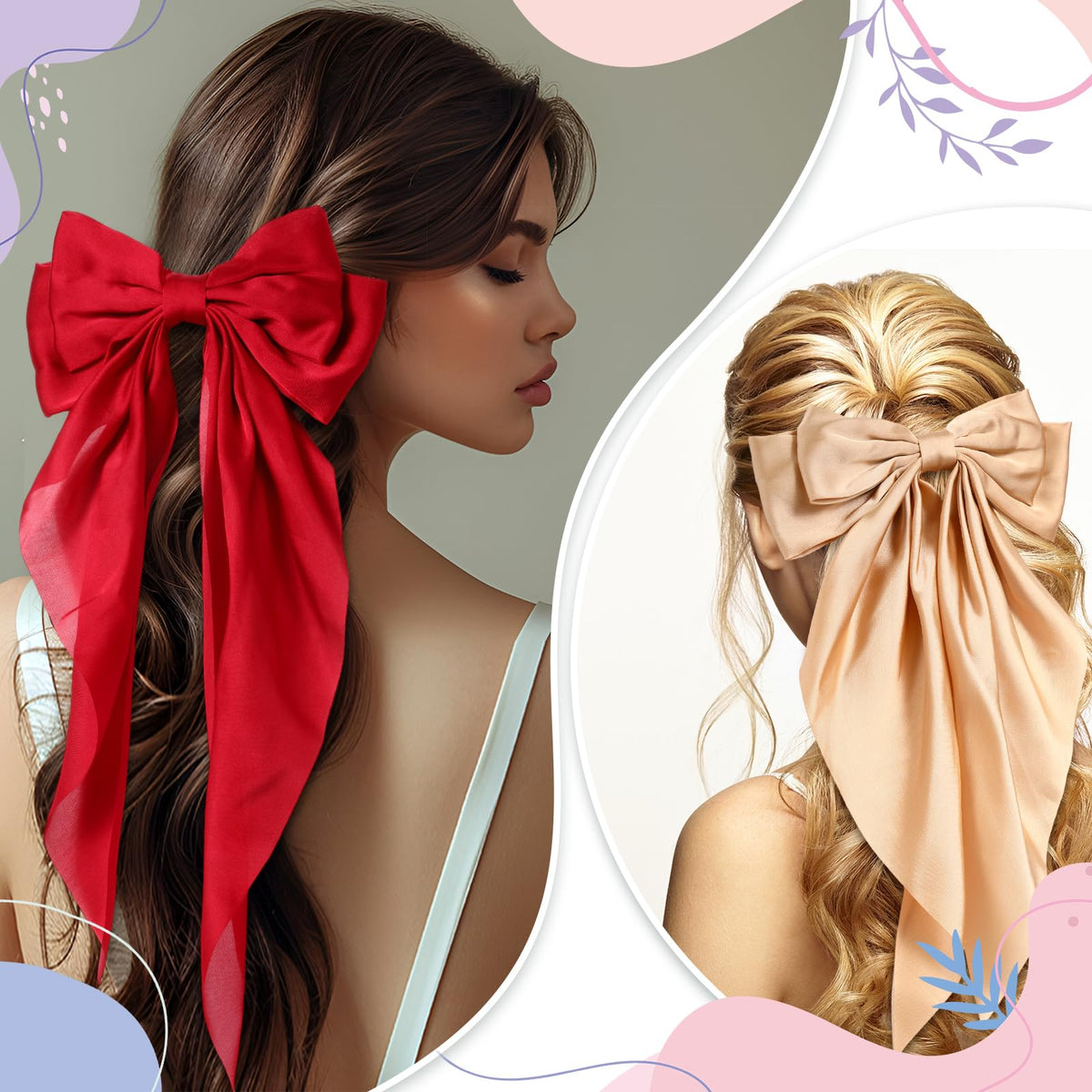 Mimorou wedding and bridesmaid bow for ceremonies and photos.