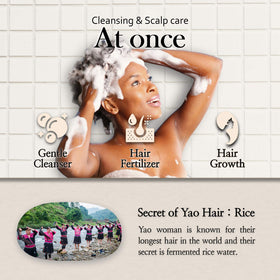 Mimosu oil blend nourishes the scalp with argan, olive, and rice bran oils.