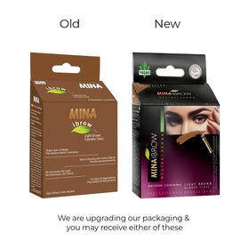 MinaiBrow duo angled brush for precise brow tint