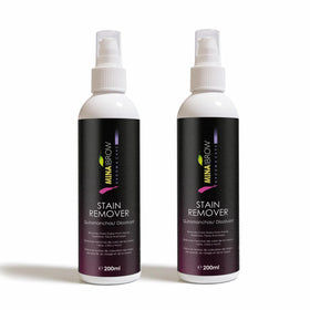 MinaiBrow Mina Stain Remover bottle for quick, gentle tint residue removal.