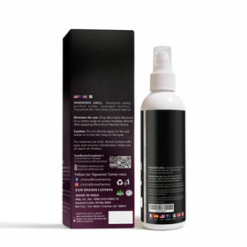 MinaiBrow Mina Stain Remover on a cotton pad for precise brow tint correction.