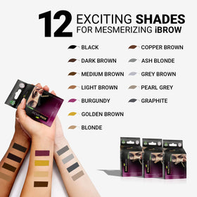 MinaiBrow vegan cruelty-free symbol on packaging