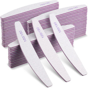 Minatee double-sided emery boards offer durable filing for natural and acrylic nails.