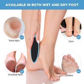 Minatee foot file washable plastic handle for long lasting use