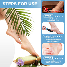 Minatee pedicure tool for feet in blue compact and handy