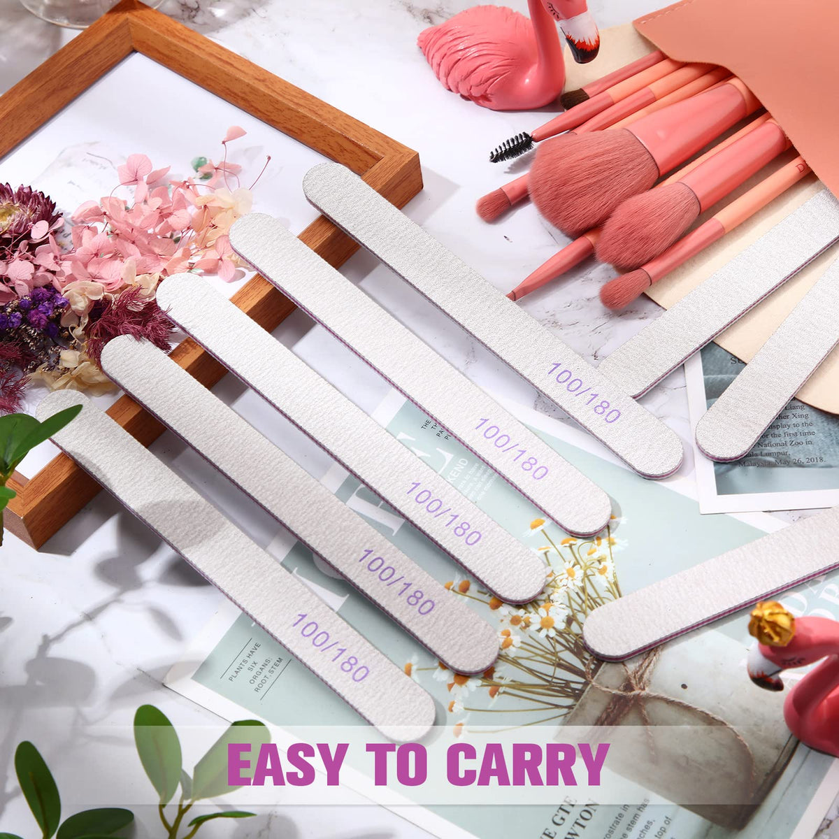 Minatee washable and reusable nail buffers ready for multiple uses.