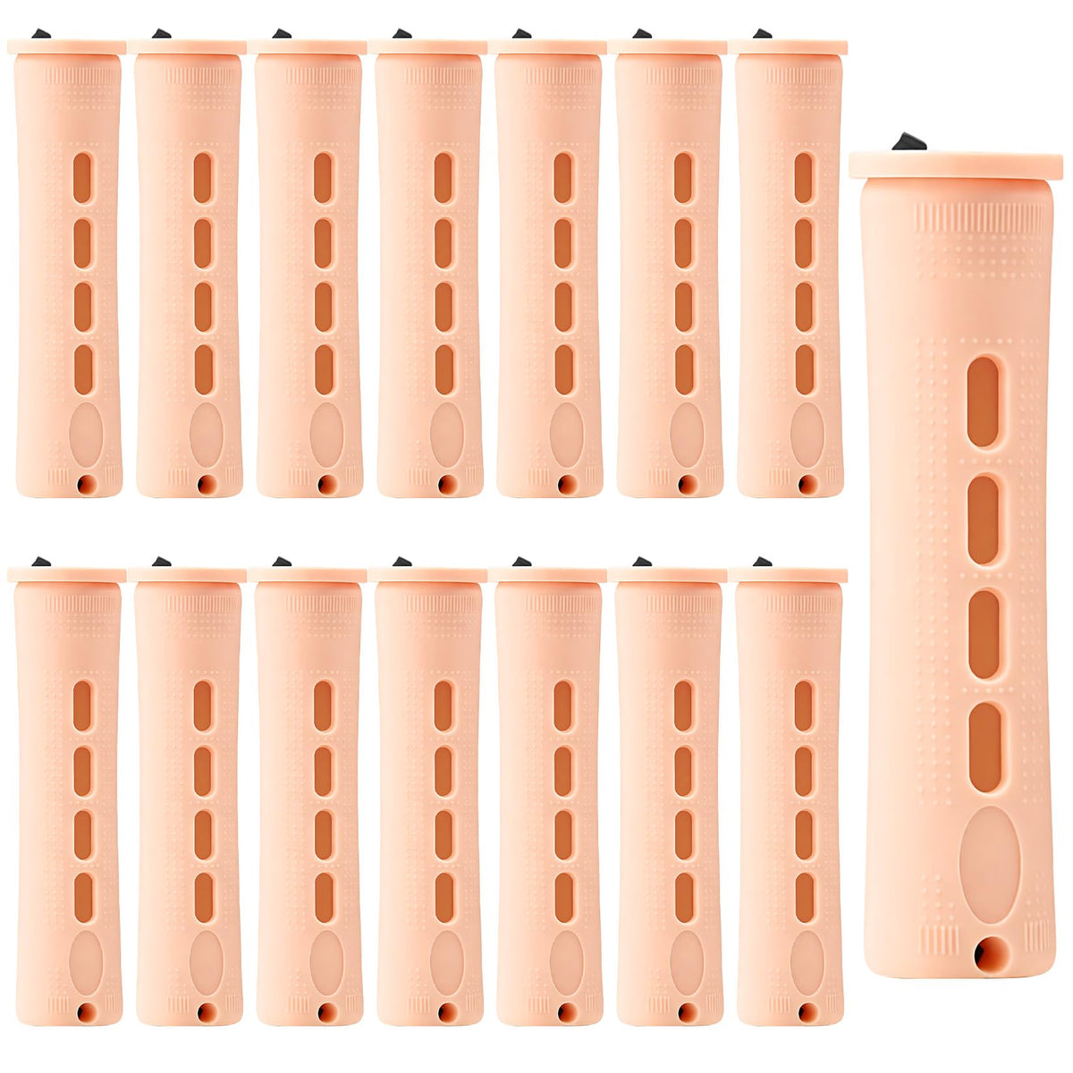 Mindow 60-pack perm rods for long hair, with consistent curls for home or salon use.