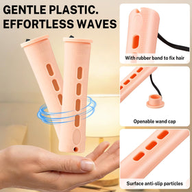 Mindow durable plastic perm rod with a smooth surface gentle on hair.