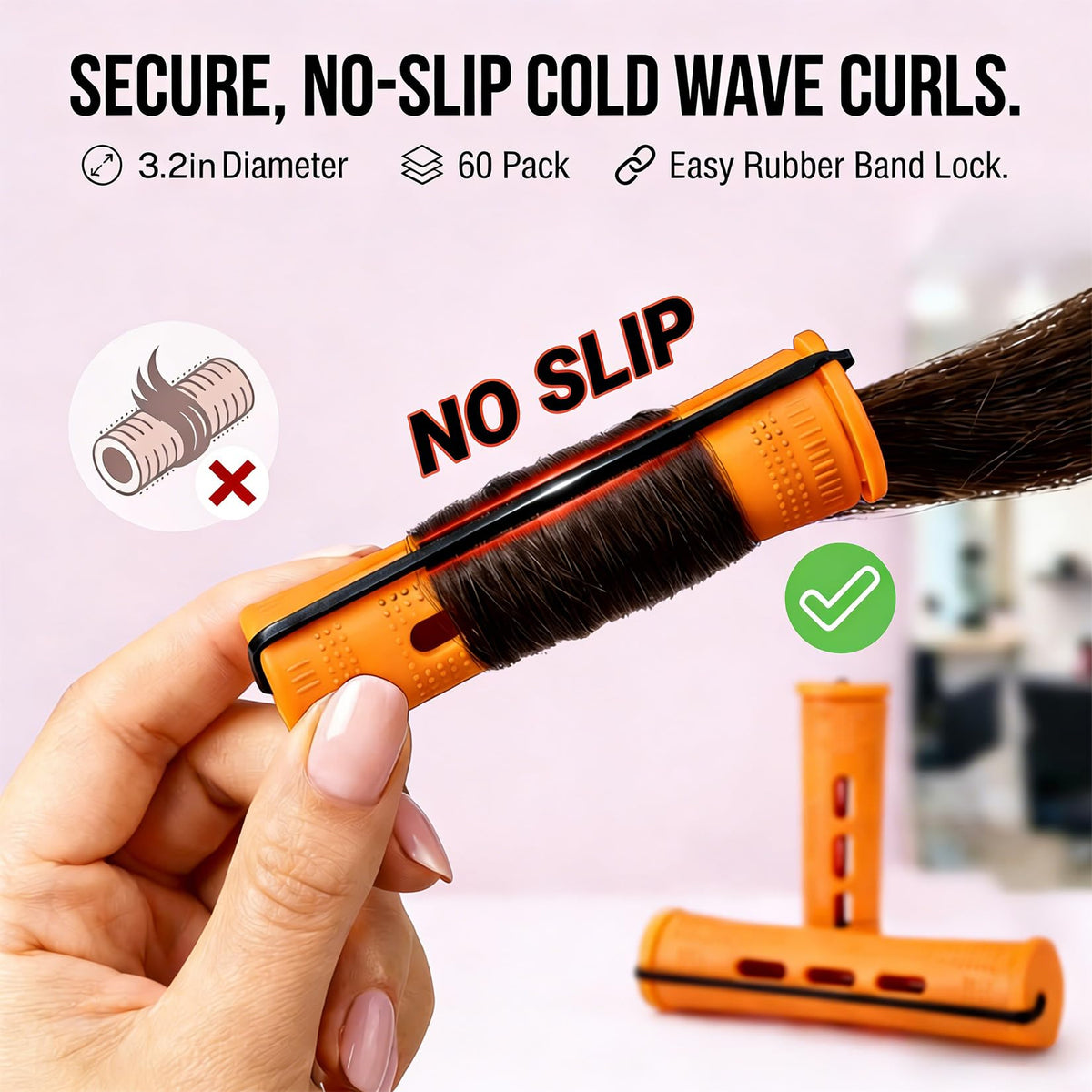 Mindow vented design promotes even saturation for defined curls