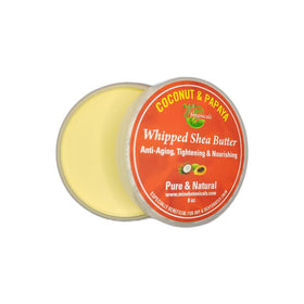 Mine Botanicals shea butter texture close-up emphasizes smoothness and richness.