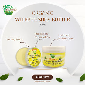 Mine Botanicals whipped texture shown; airy cream for smoothing rough patches.